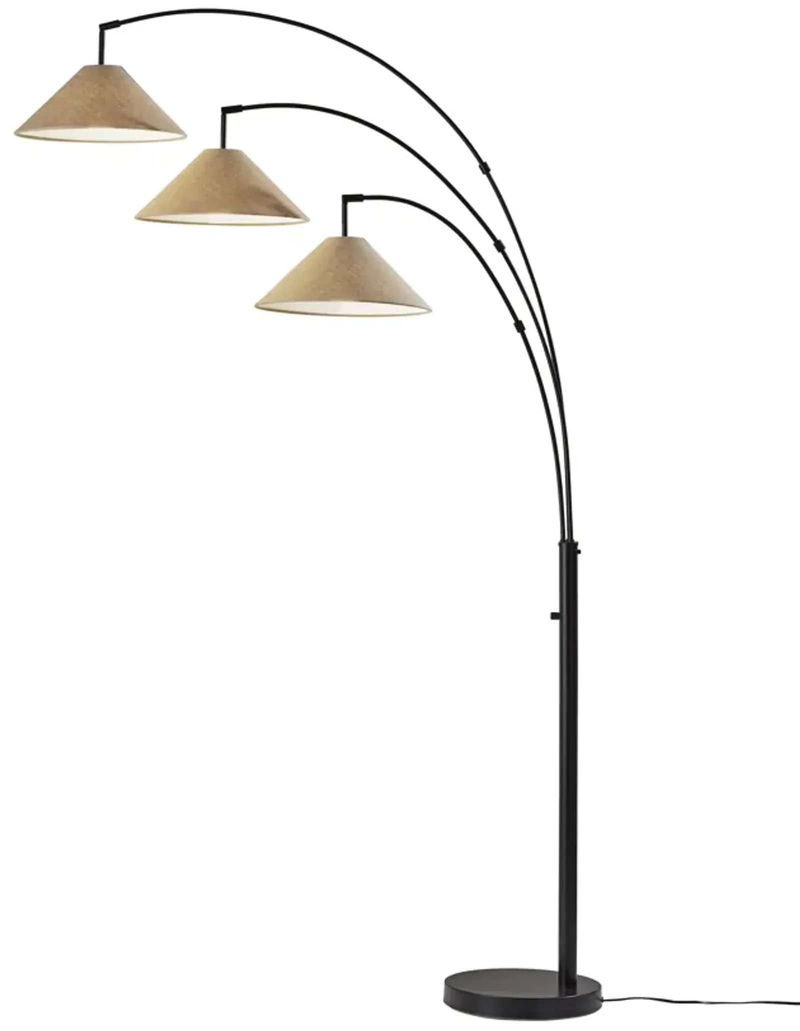 Braxton 3-Arm Arc Lamp