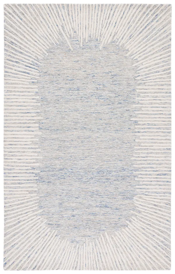 ABSTRACT Hand Tufted 9' x 12' area rug
