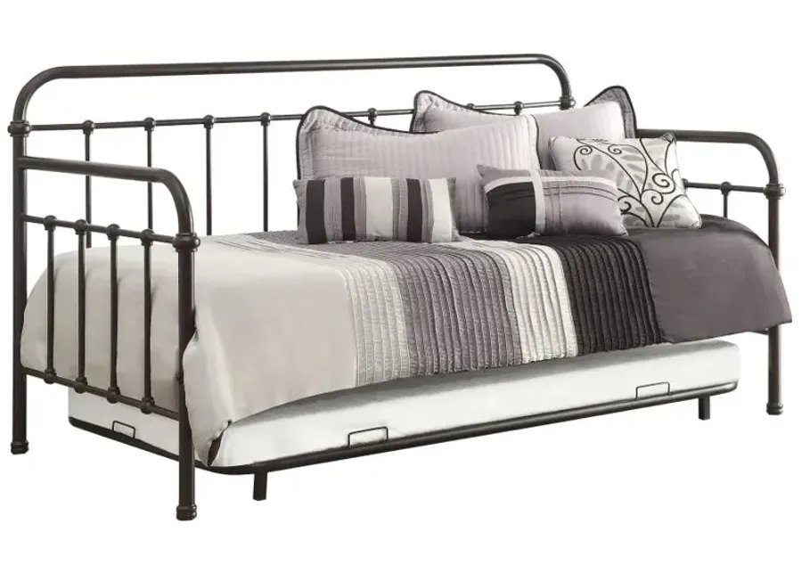 Lin Daybed with Trundle Dark Bronze