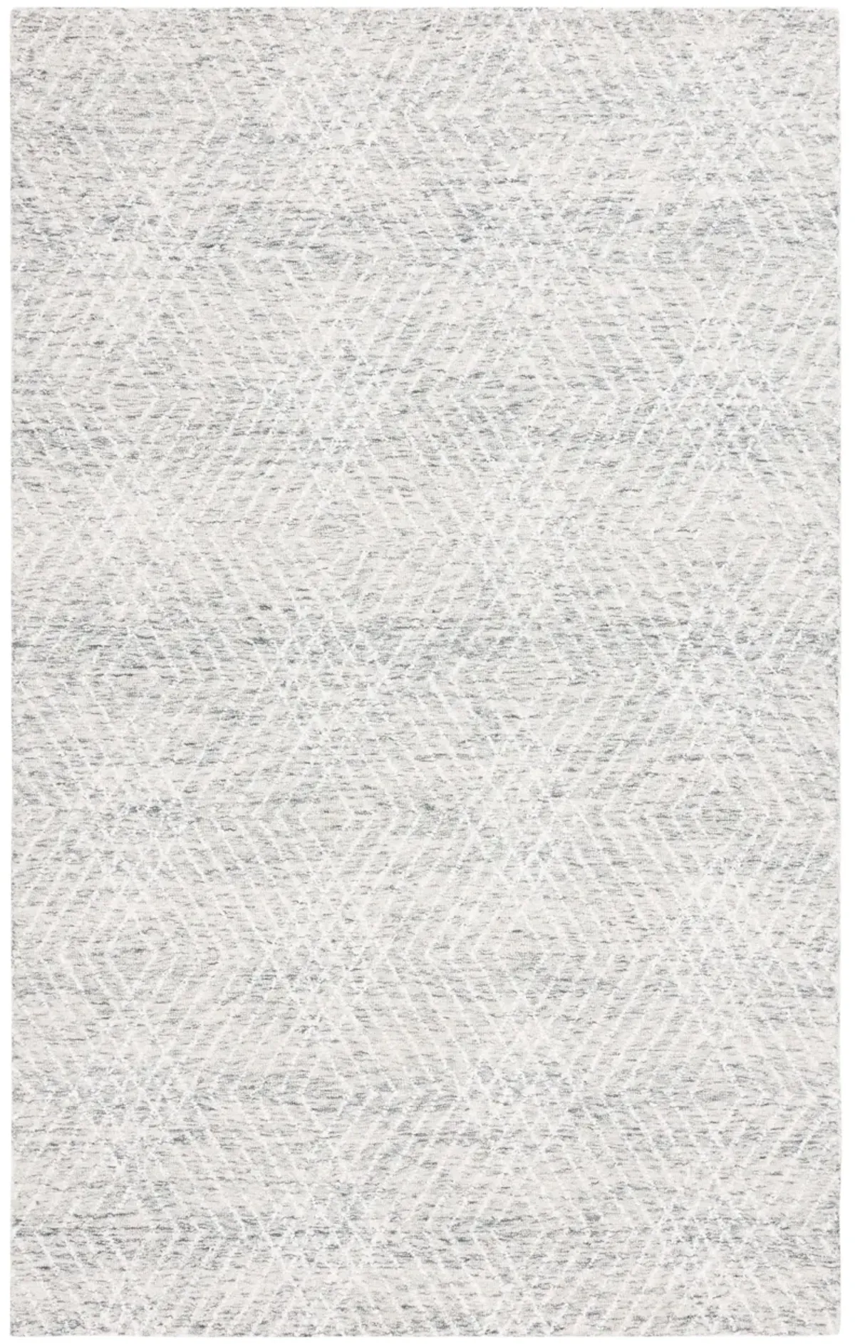 ABSTRACT Hand Tufted 5' x 8' area rug