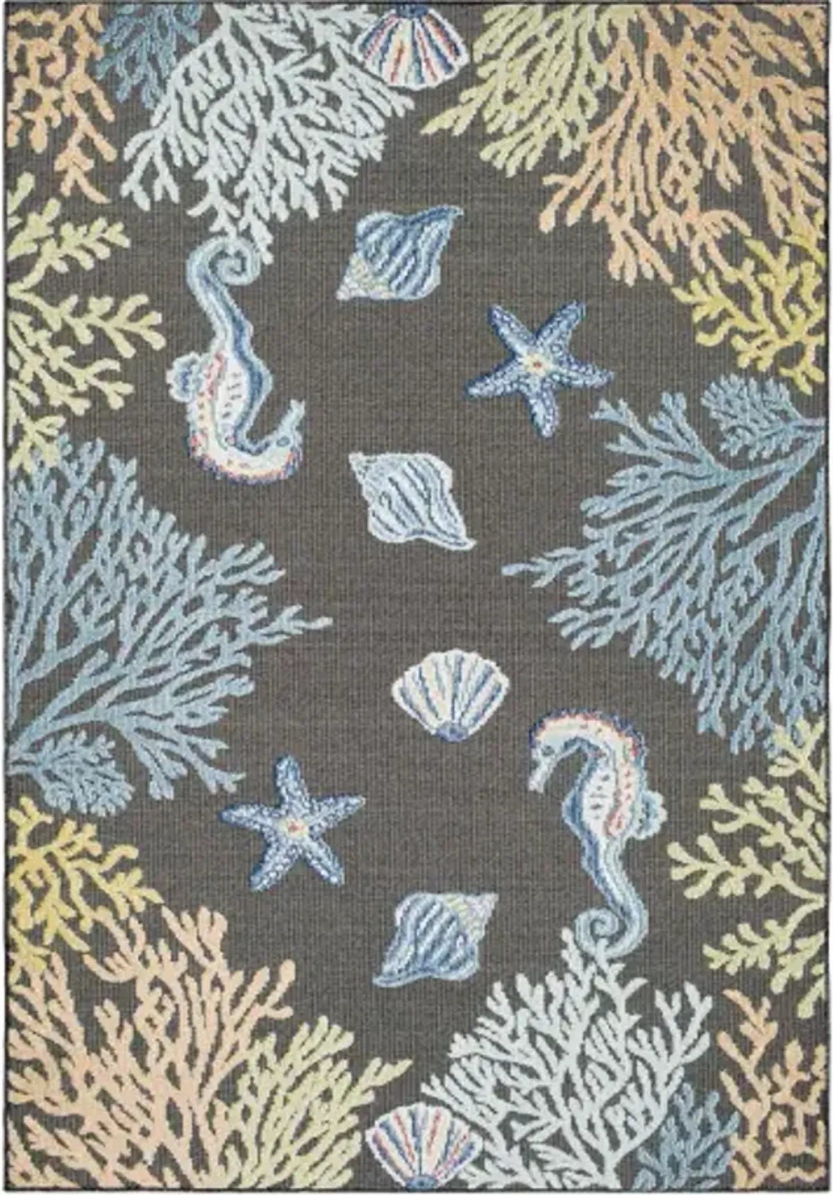 Lakeside LKD-2310 5'3" x 7' Machine Woven Rug