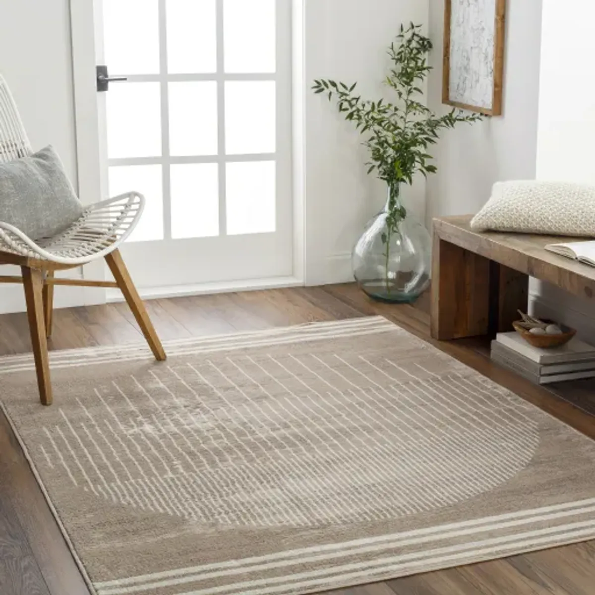 Floransa FSA-2372 2' x 2'11" Machine Woven Rug