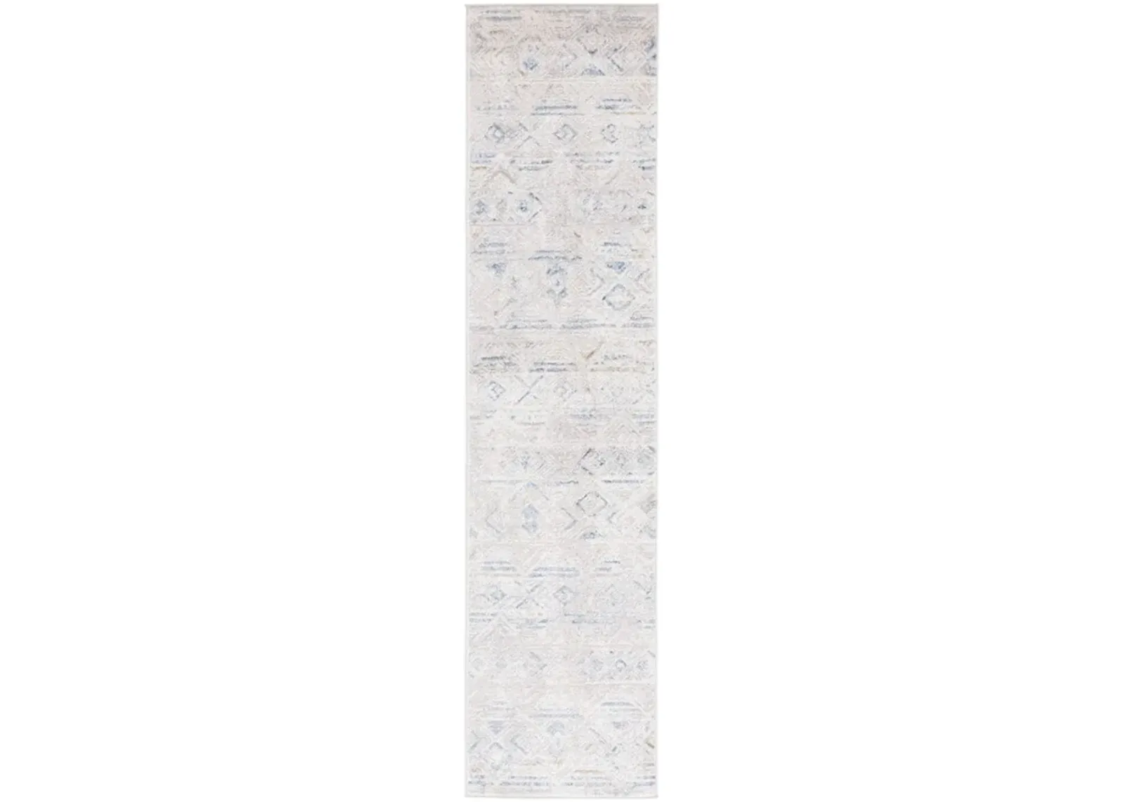 PALMA 332 Blue 2'-2' X 9' Runner Rug