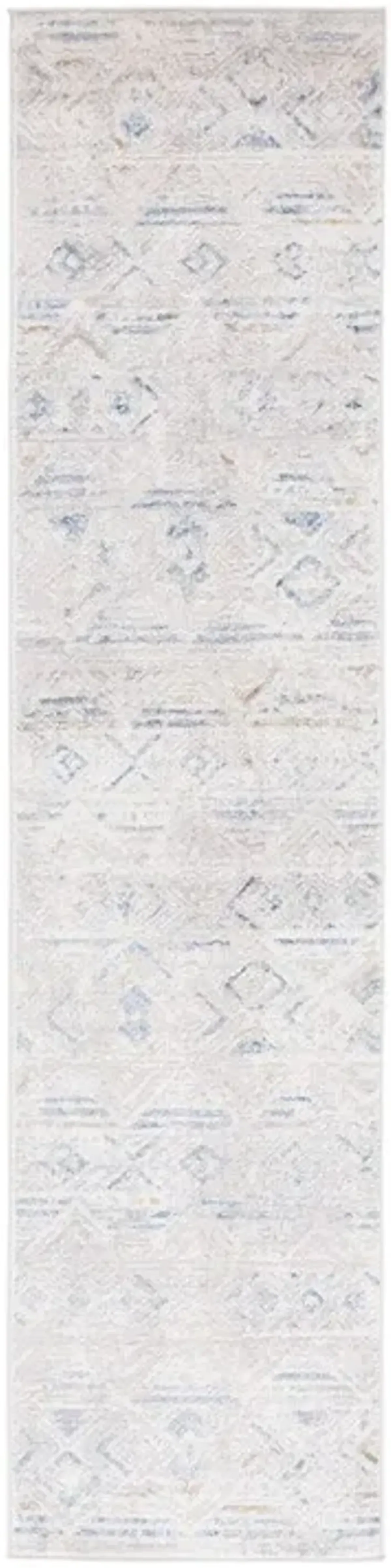 PALMA 332 Blue 2'-2' X 9' Runner Rug