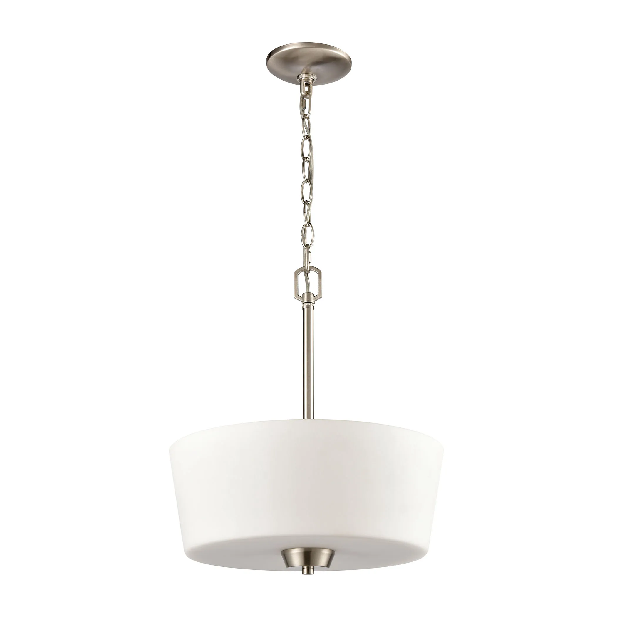 Winslow 15" Wide 3-Light Pendant - Brushed Nickel