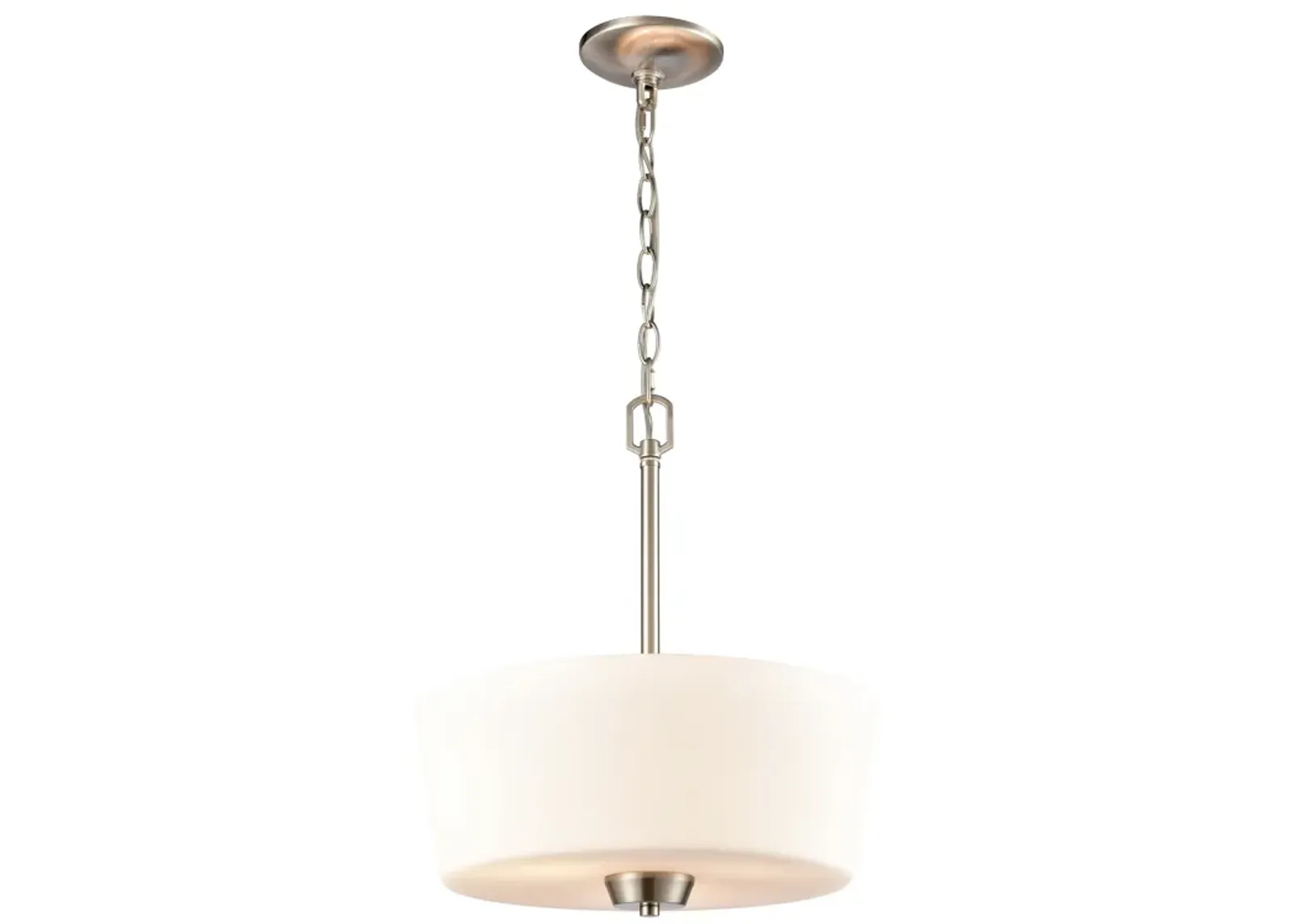 Winslow 15" Wide 3-Light Pendant - Brushed Nickel