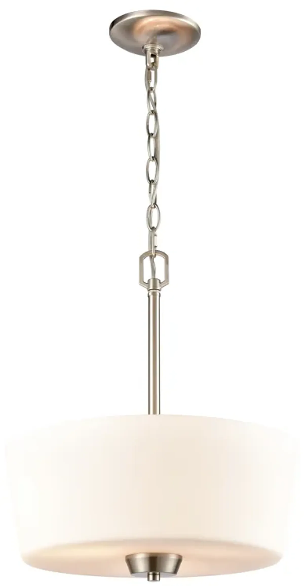 Winslow 15" Wide 3-Light Pendant - Brushed Nickel