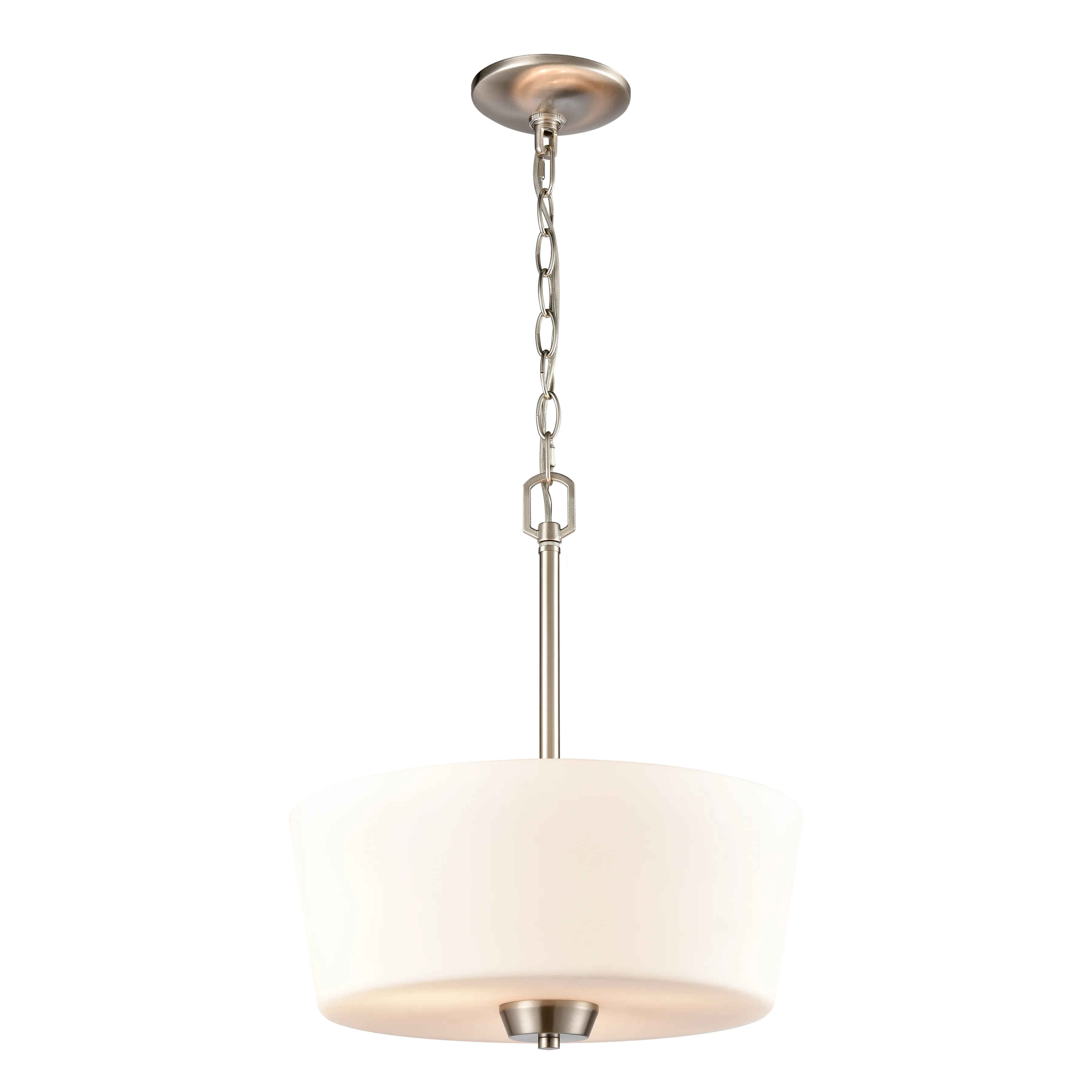 Winslow 15" Wide 3-Light Pendant - Brushed Nickel