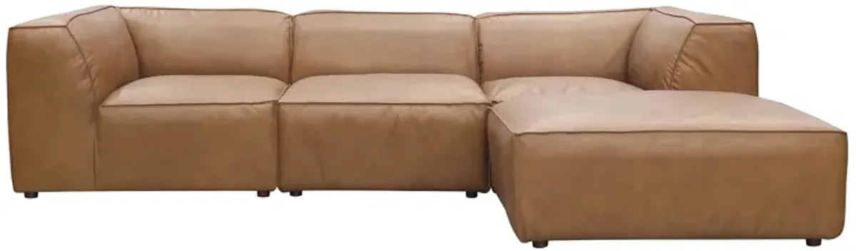 FORM LOUNGE MODULAR SECTIONAL SONORAN TAN LEATHER