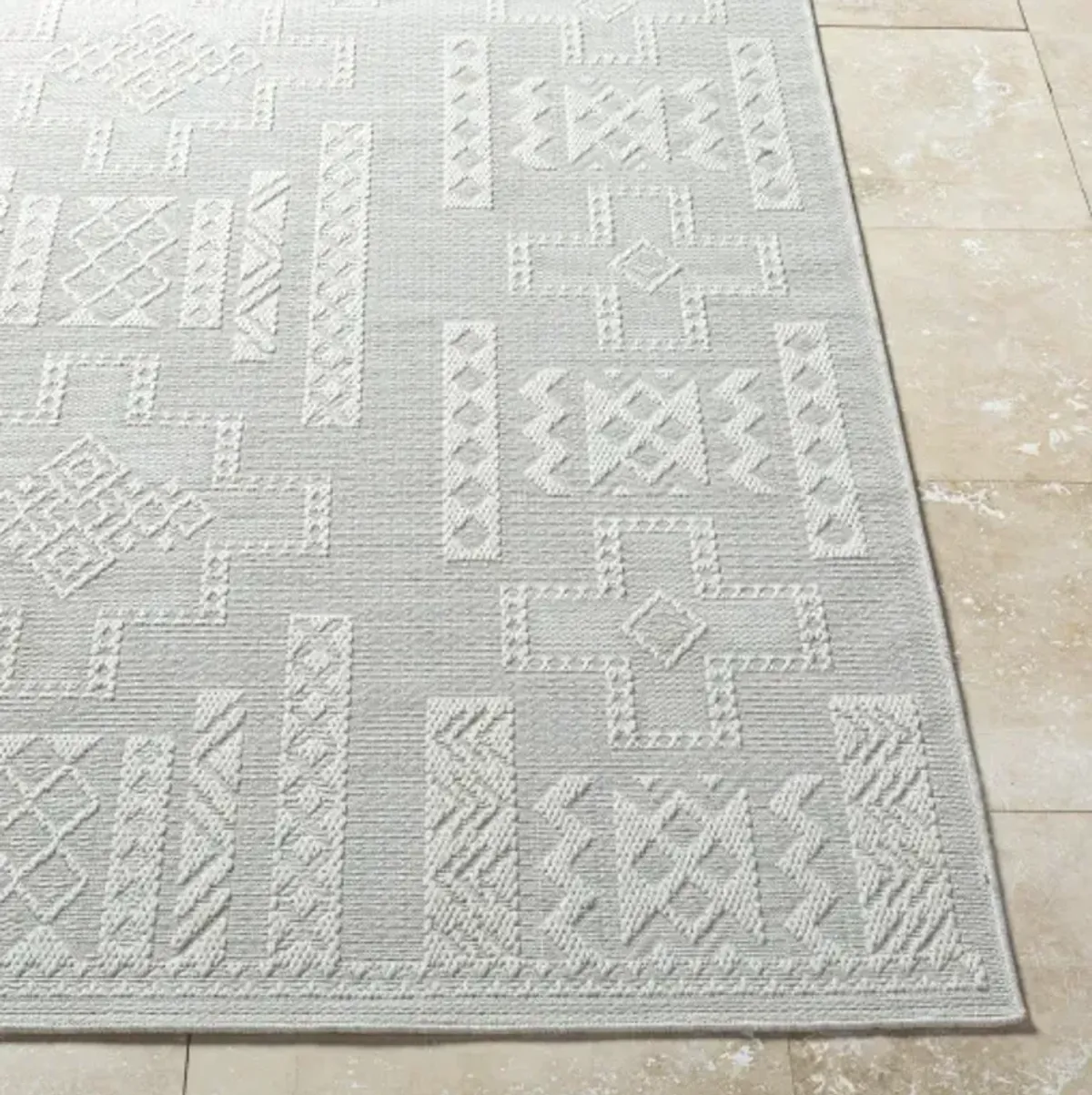 Sandra SDR-2303 6'7" x 9' Machine Woven Rug