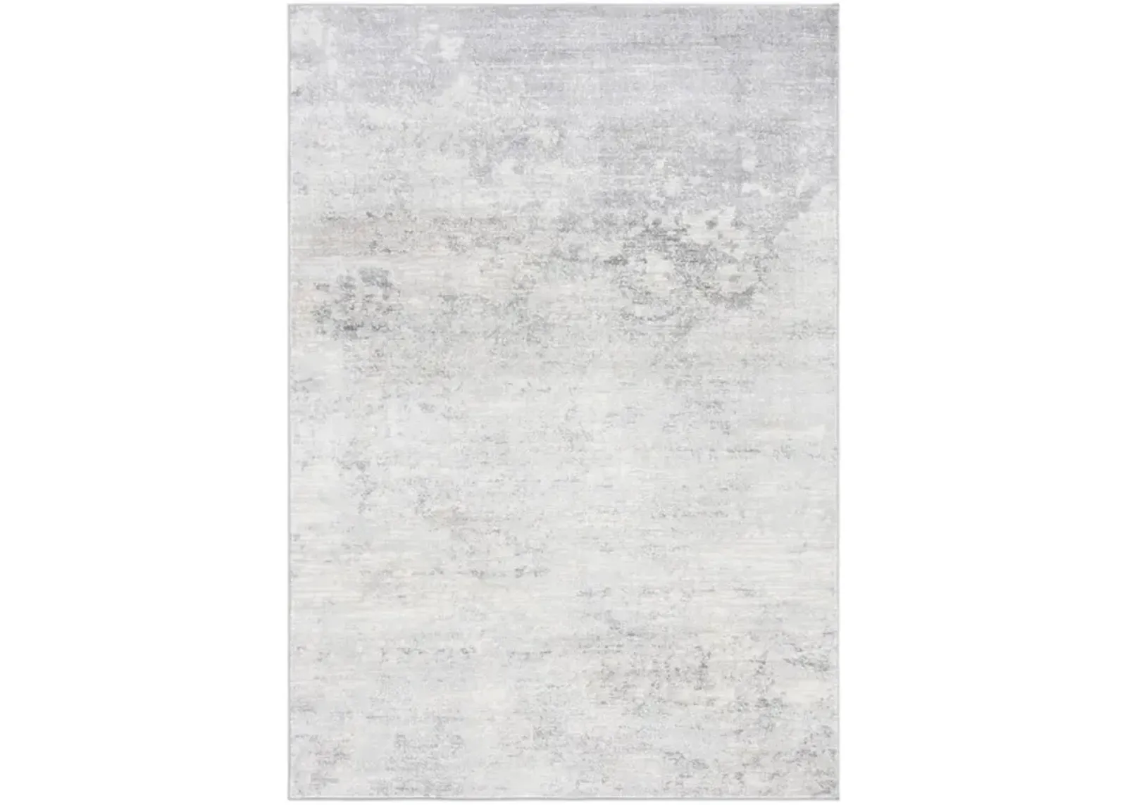 Brentwood 822 Ivory / Grey 5'-3" X 7'-6" Medium Rectangle Powerloomed Rug