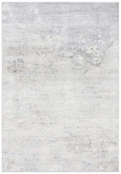 Brentwood 822 Ivory / Grey 5'-3" X 7'-6" Medium Rectangle Powerloomed Rug