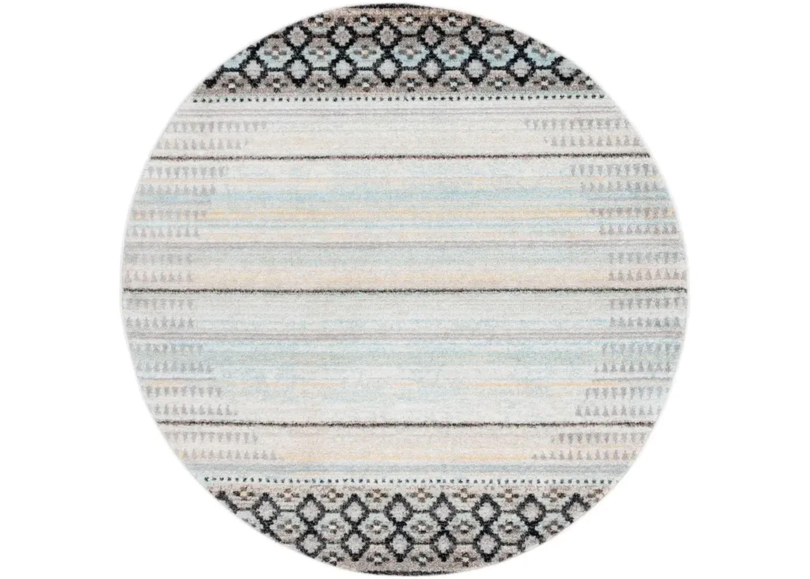 ADIRONDACK 293 IVORY  6' x 6' Round Round Rug