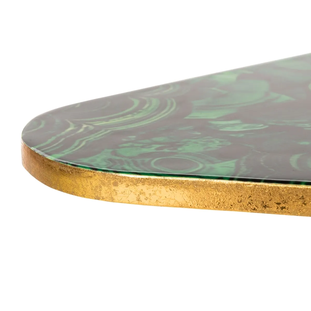 ZAMARA FAUX AGATE SIDE TABLE