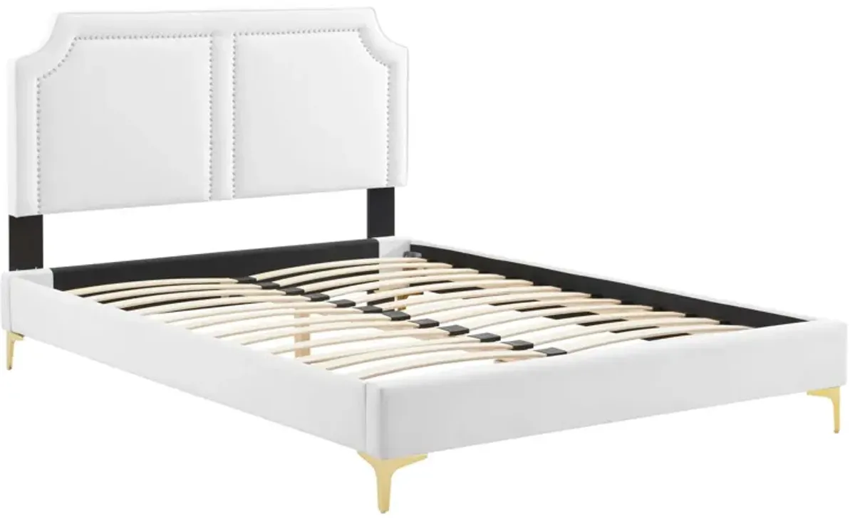 Novi Performance Velvet King Bed