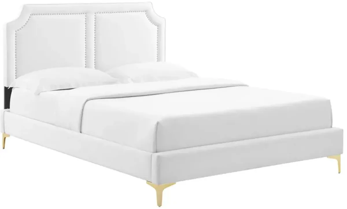 Novi Performance Velvet King Bed