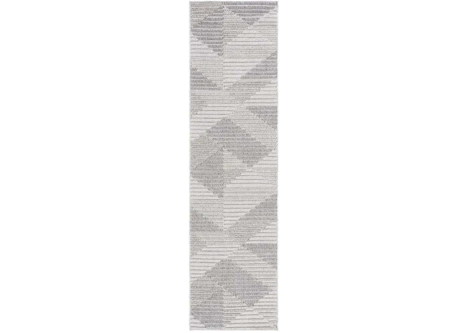 GLOBAL 400 Grey  2'-2' X 8' Runner Rug