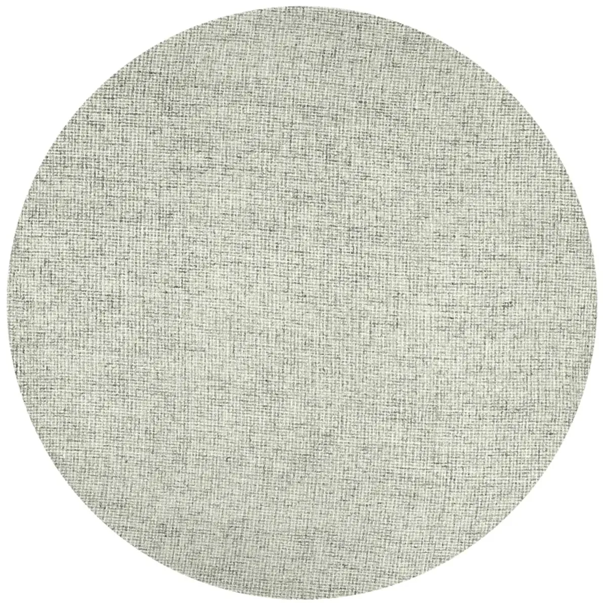 Brindleton Green Tweed Wool 10' Round Round  Rug