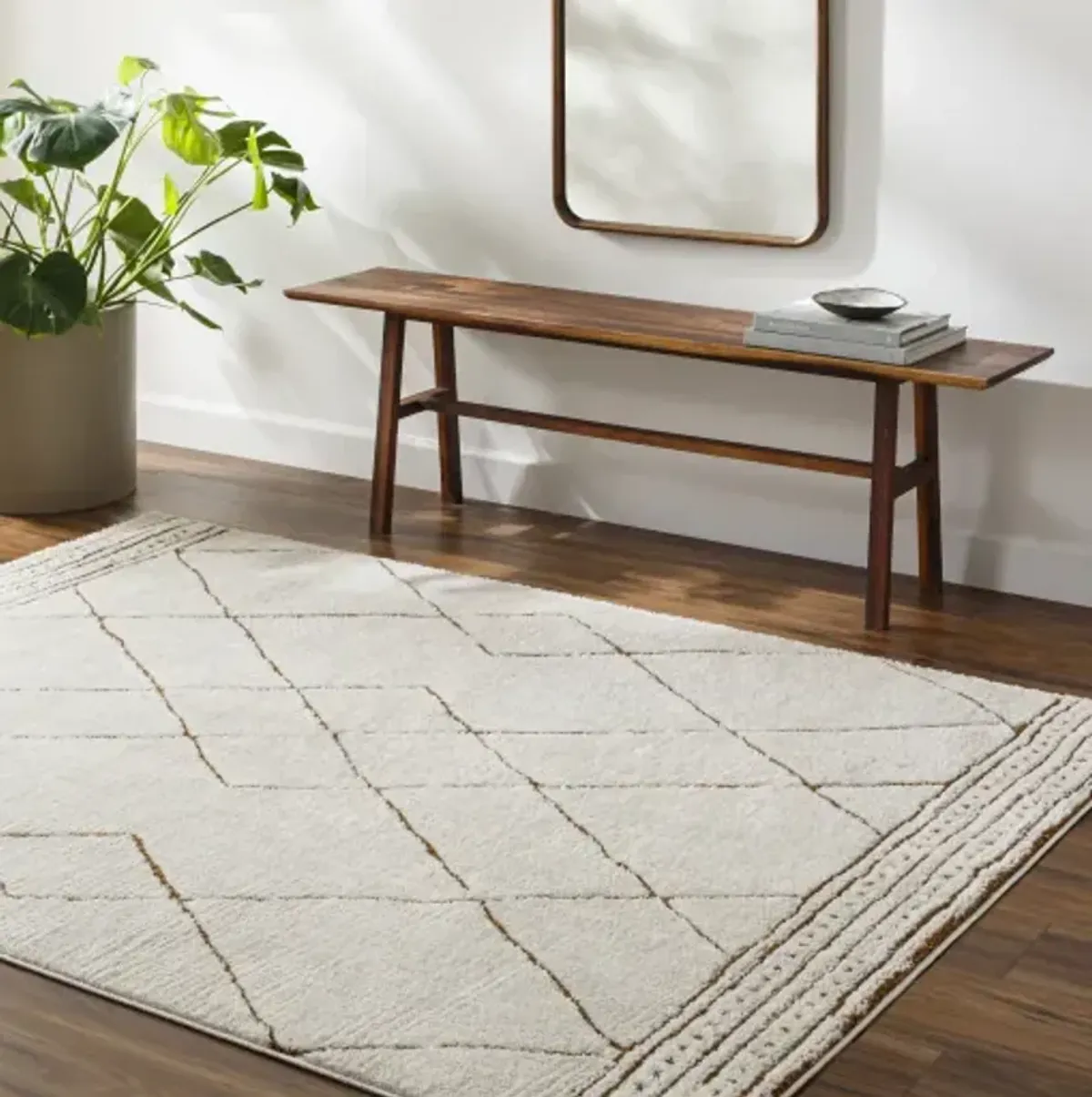 Freud FEU-2323 5'3" x 7' Machine Woven Rug