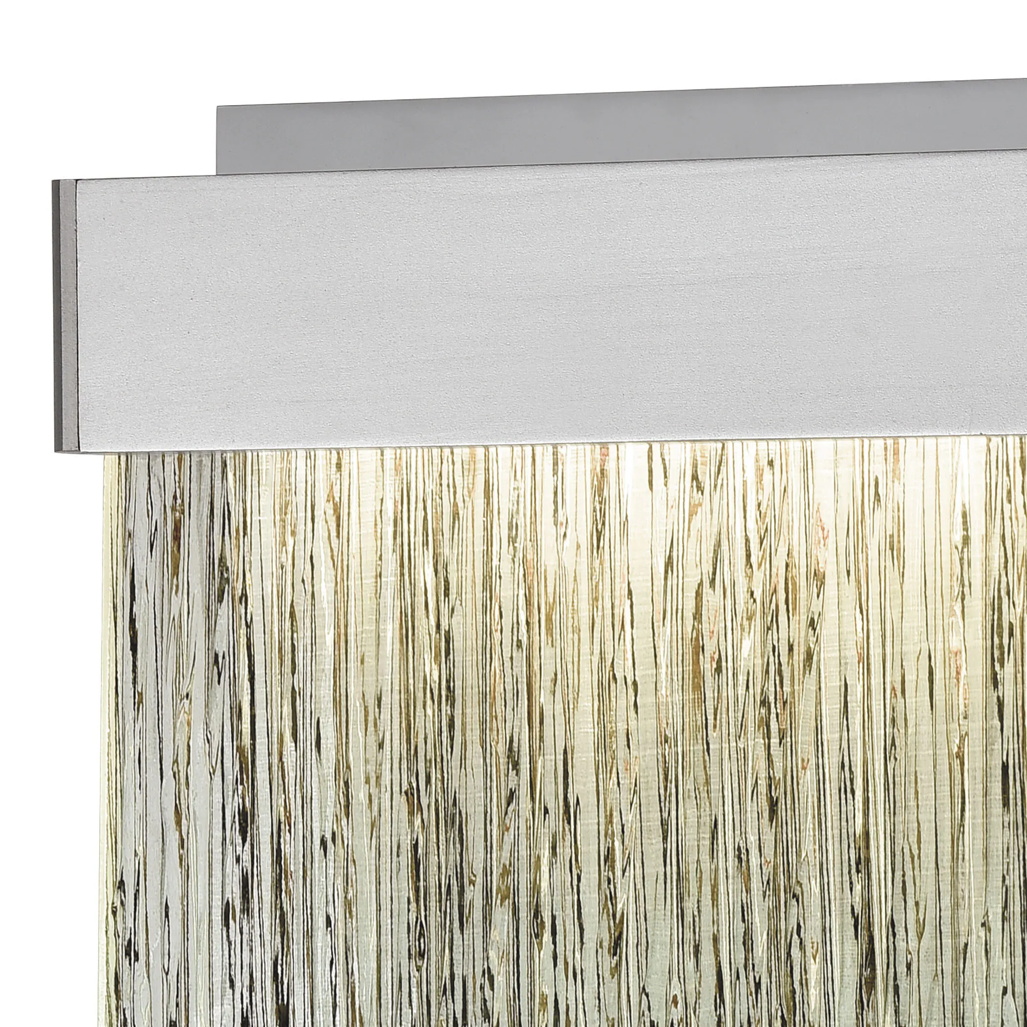 Meadowland 11" High 1-Light Sconce - Silver