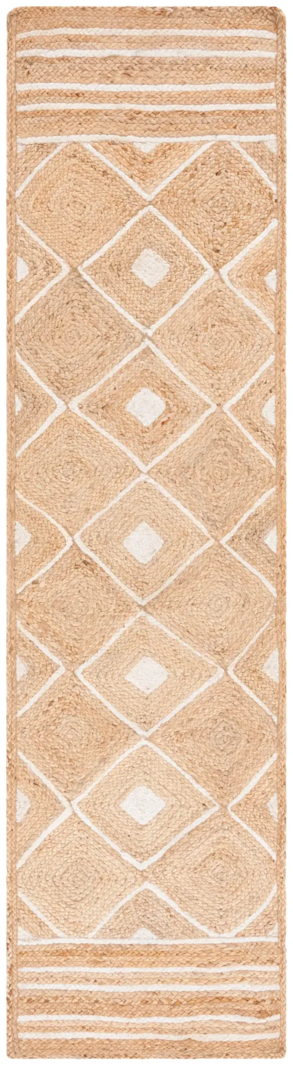 NATURAL FIBER 893 NATURAL  2'-3' x 9' Runner Rug