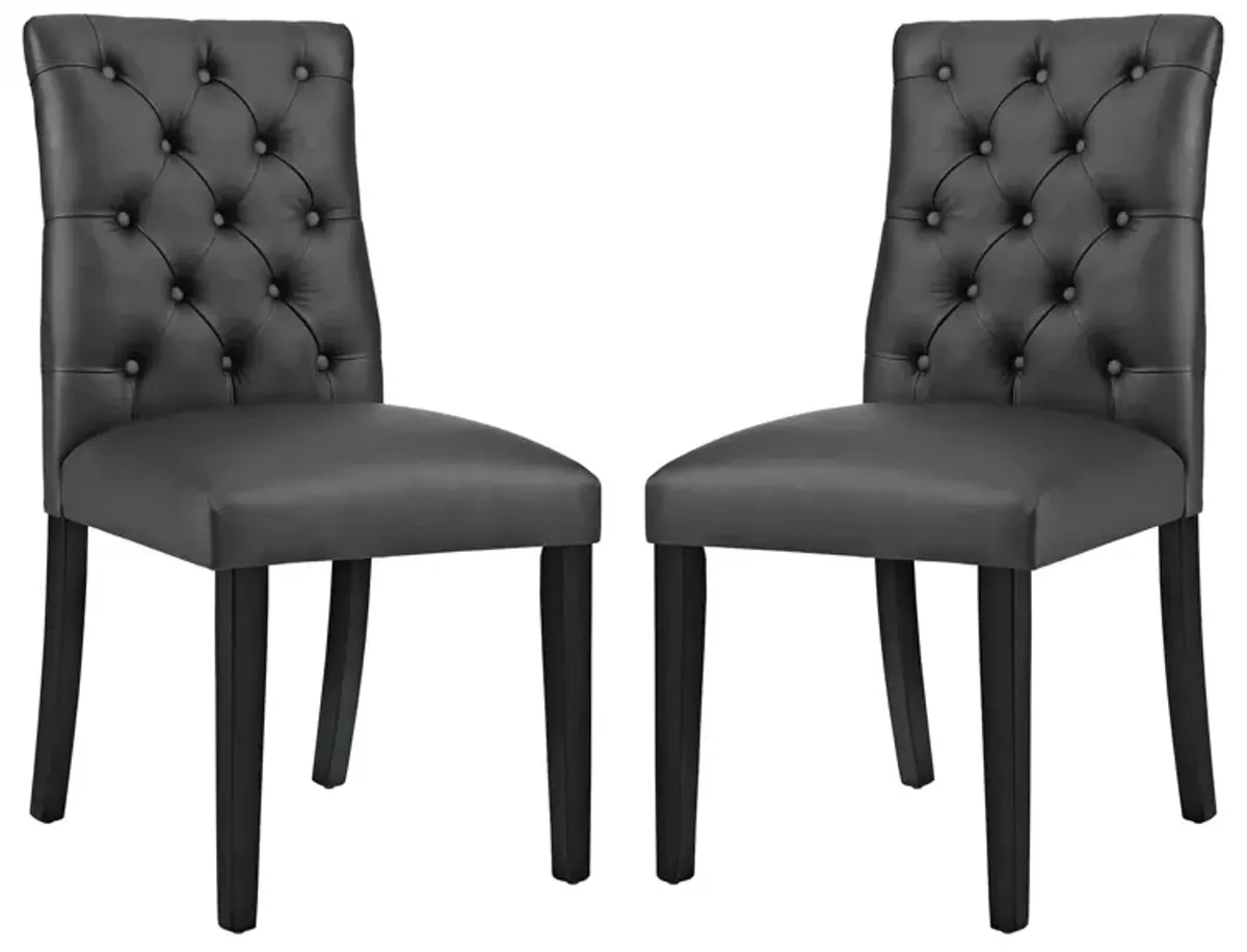 Duchess Dining Chair Vinyl Set of 2