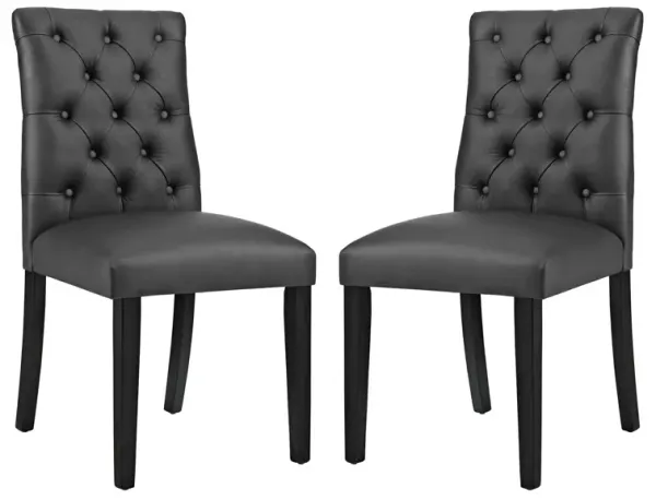 Duchess Dining Chair Vinyl Set of 2