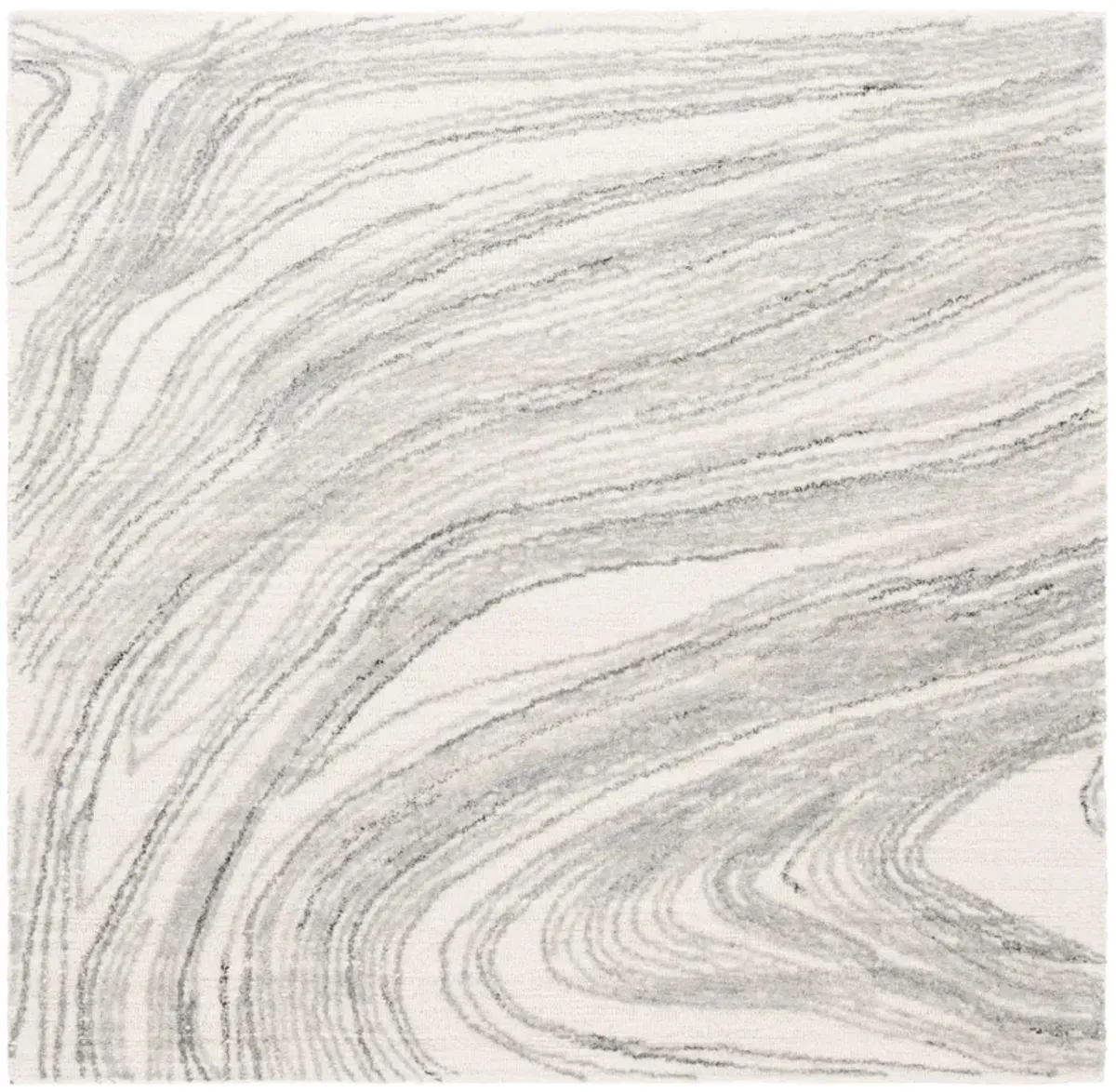 EBONY Hand Tufted 6' x 6' Square area rug