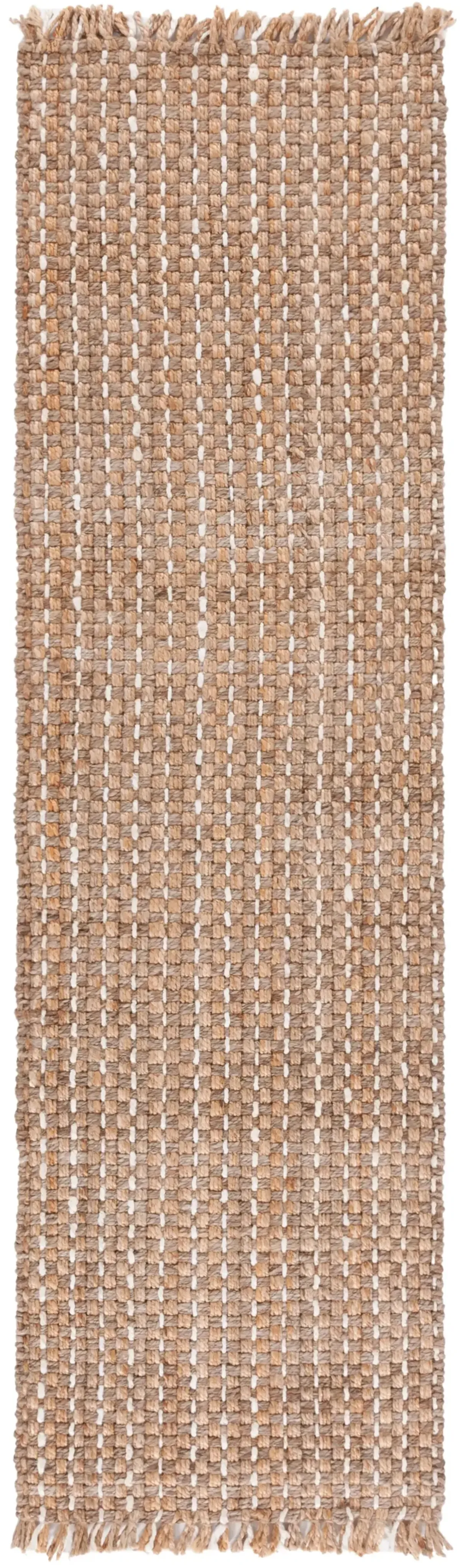 NATURAL FIBER 820 NATURAL  2'-3' x 8' Runner Rug