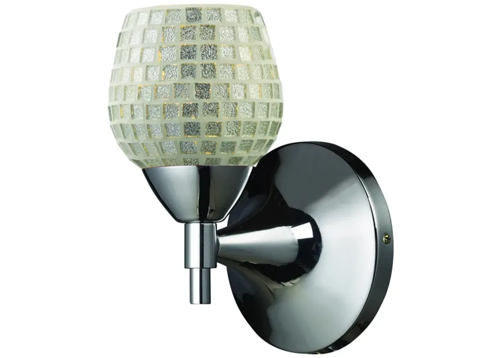 Celina 9" High 1-Light Sconce - Polished Chrome