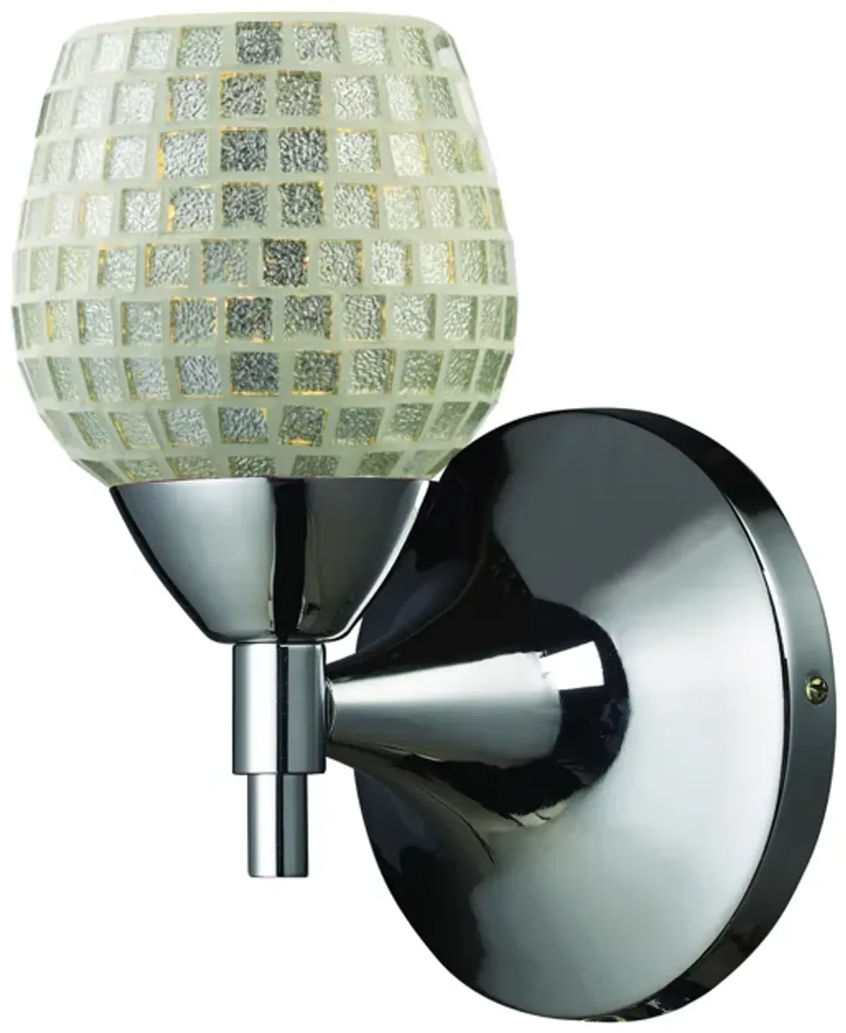 Celina 9" High 1-Light Sconce - Polished Chrome