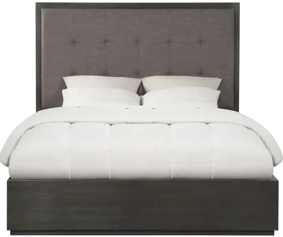 Oxford Queen-Size Platform Bed In Dolphin