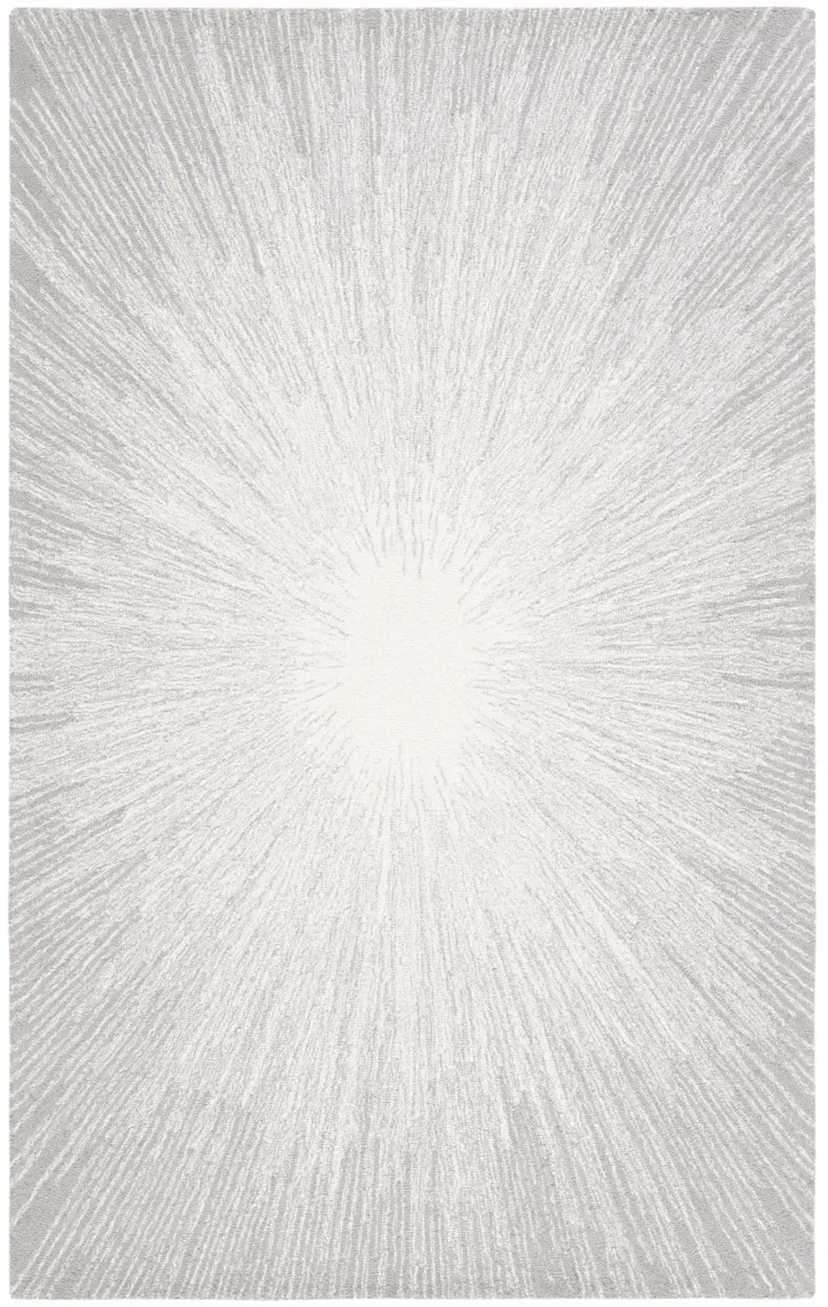 ABSTRACT Hand Tufted 4' x 6' area rug