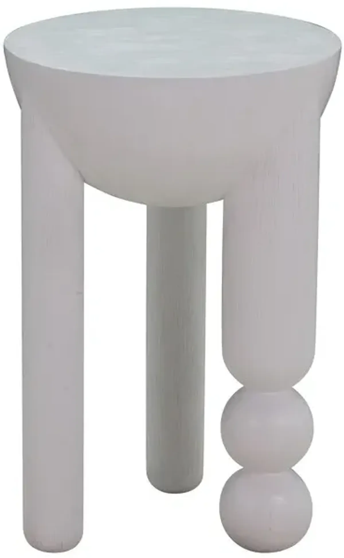 Morse White Accent Table