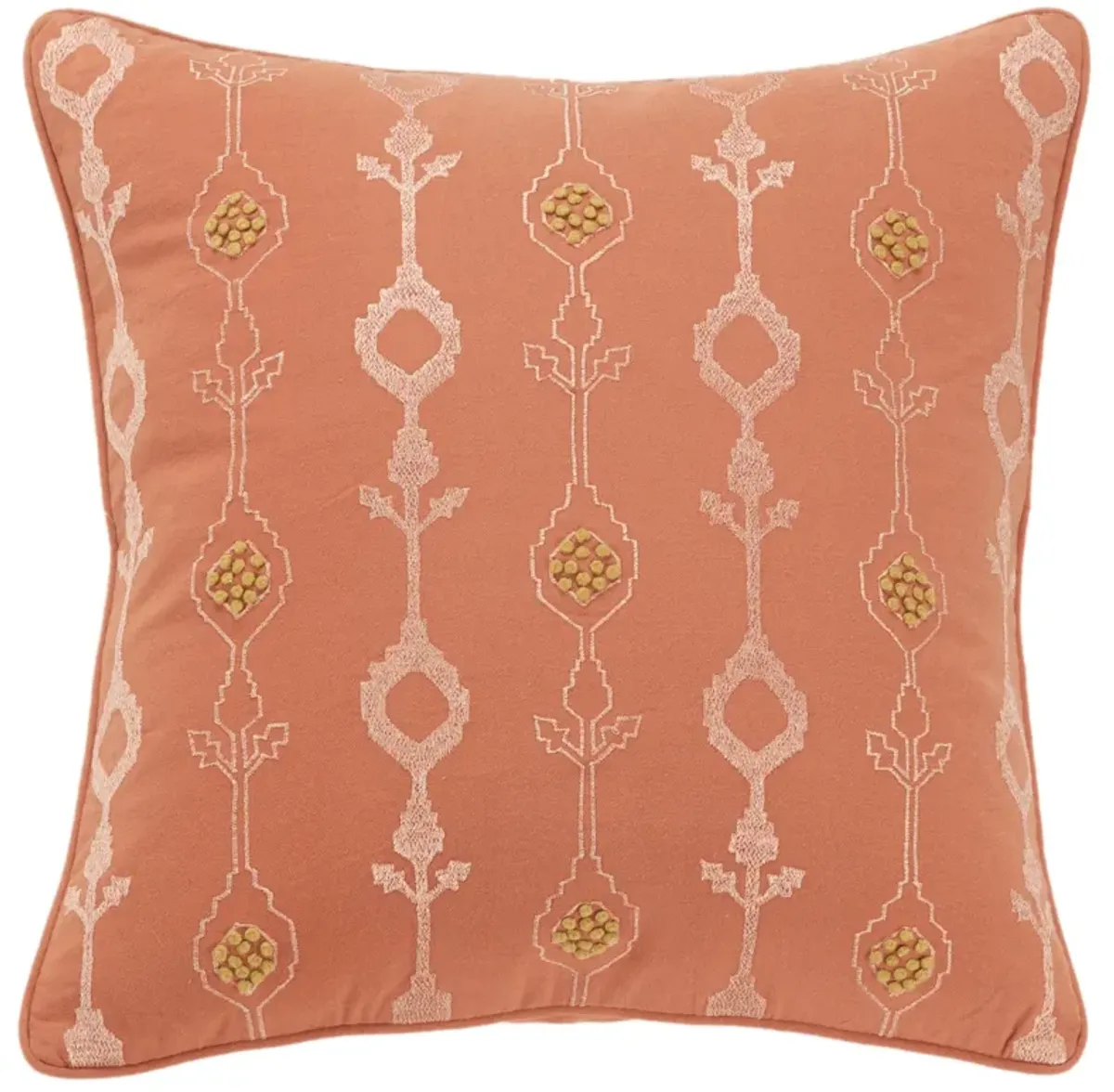 botanical  orange Pillow