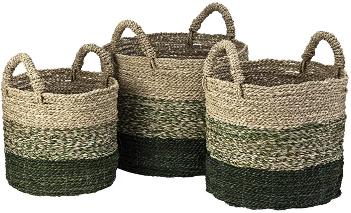 Maton Seagrass Baskets - Set of 3