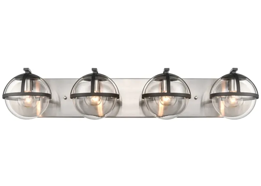 Davenay 31" Wide 4-Light Vanity Light - Satin Nickel