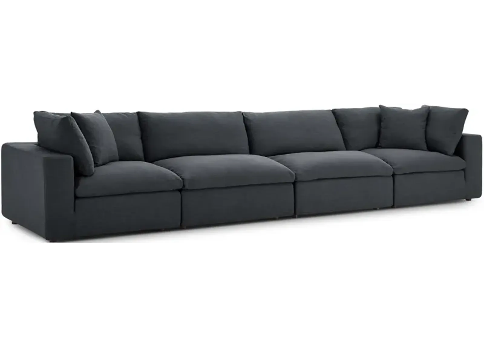 Commix Down Filled Overstuffed 4 Piece Sofa