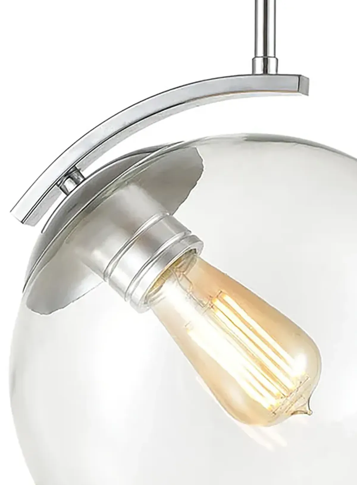 Collective 10" Wide 1-Light Mini Pendant - Polished Chrome