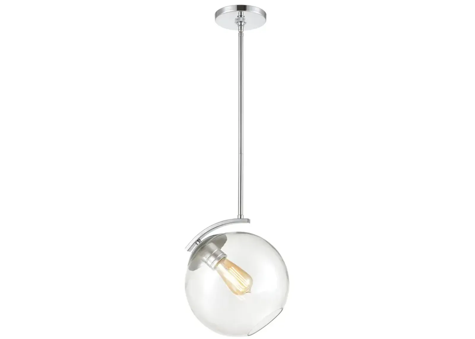 Collective 10" Wide 1-Light Mini Pendant - Polished Chrome