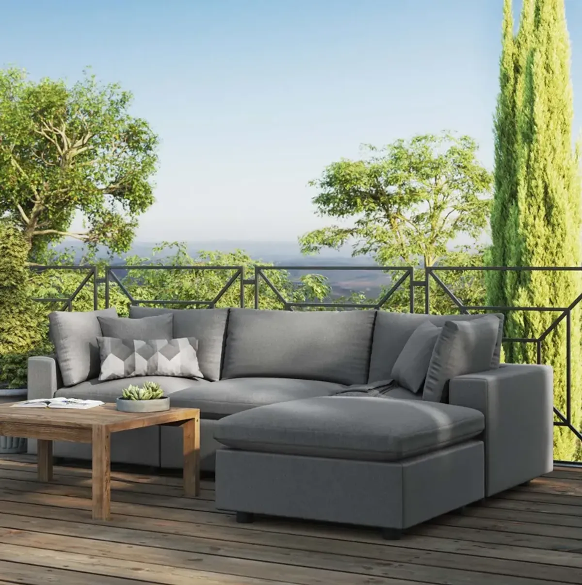 Commix 4-Piece Outdoor Sectional