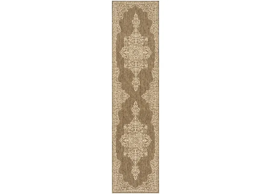 LINDEN 180 Collection LND180A-28 Cream / Beige 2'-2" X 8'