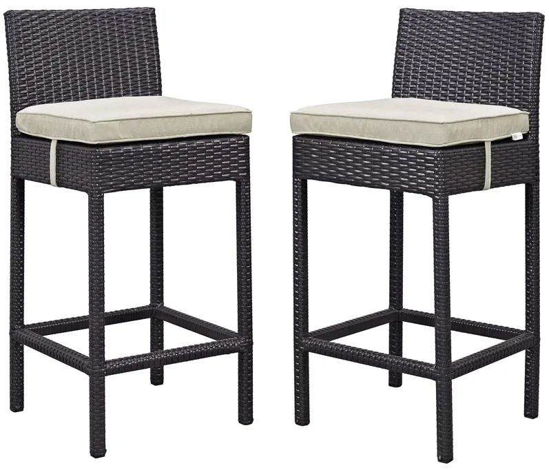 Lift Bar Stool Outdoor Patio Set of 2