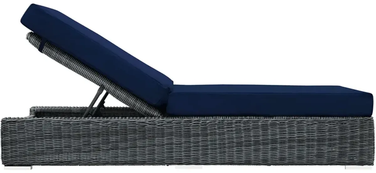 Summon Outdoor Patio Sunbrella® Chaise Lounge