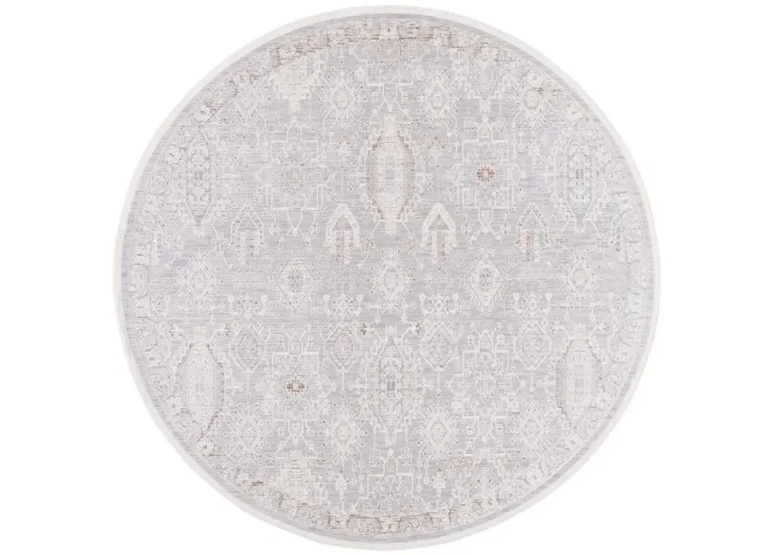 MARMARA 322 Grey  6'-7' X 6'-7' Round Round Rug