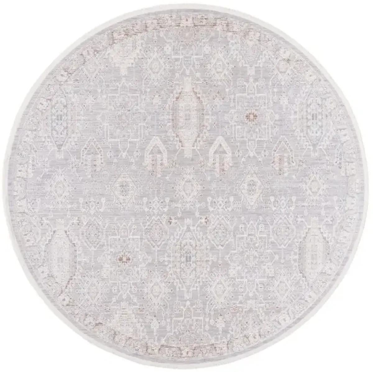 MARMARA 322 Grey  6'-7' X 6'-7' Round Round Rug