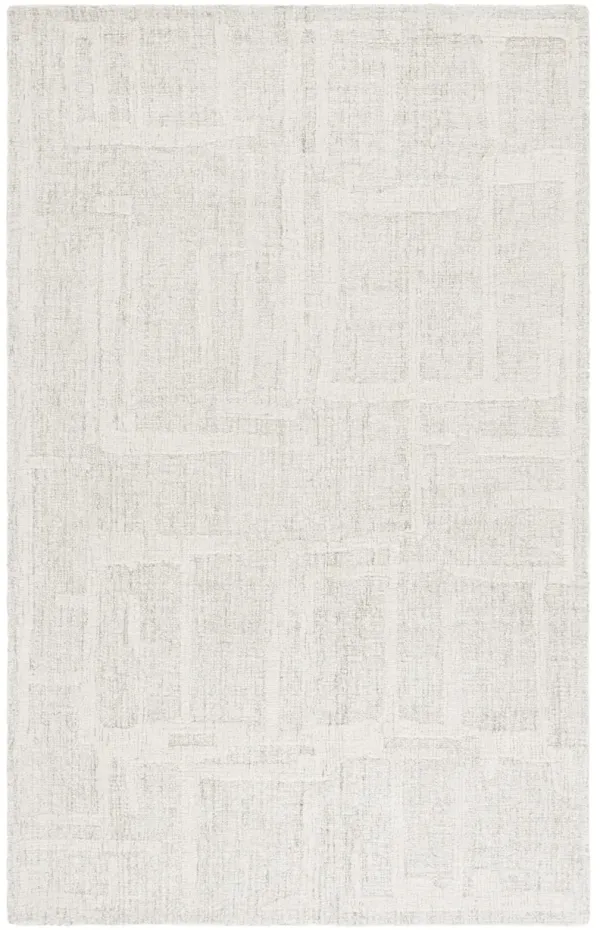 ABSTRACT Hand Tufted 8' x 10' area rug
