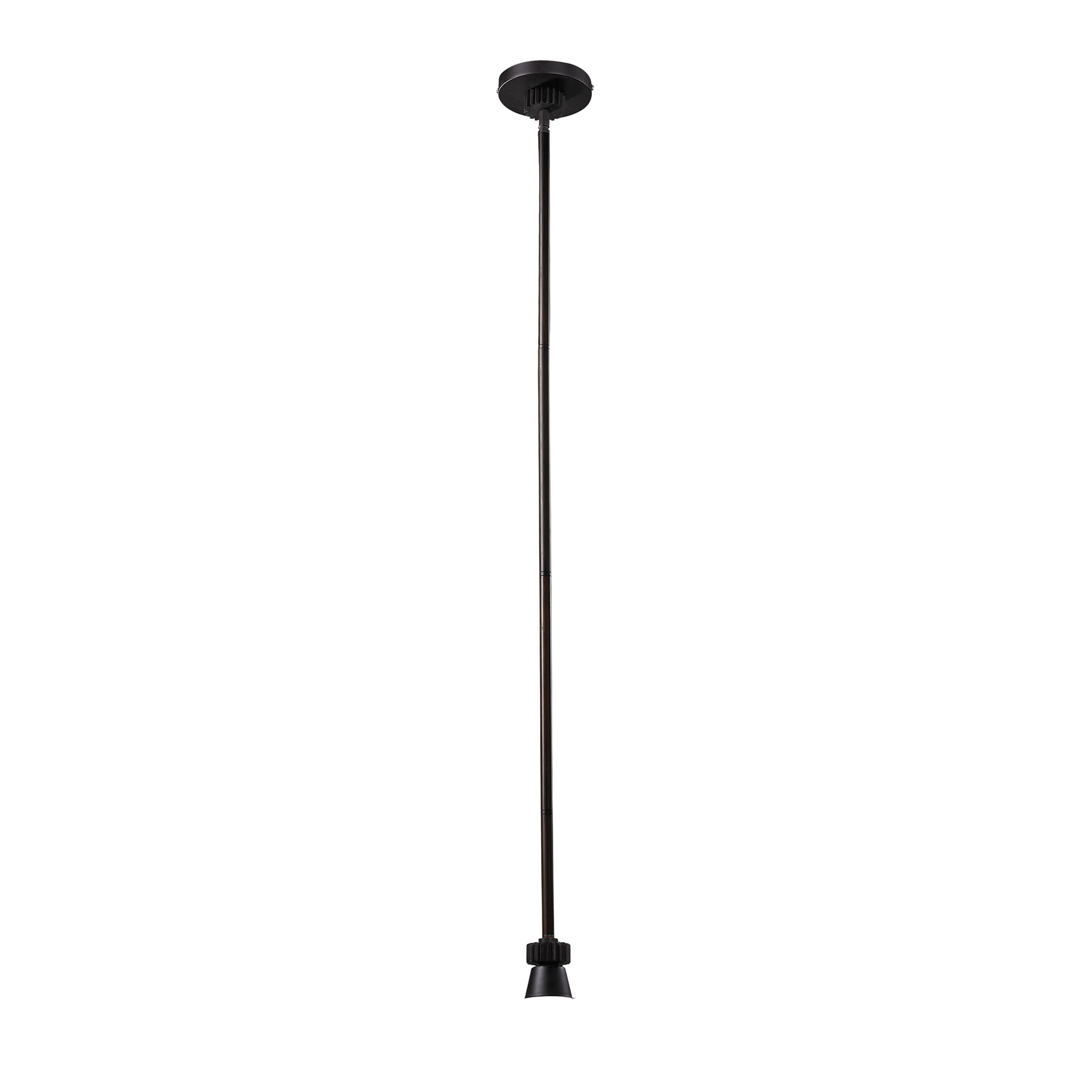 Boulton 1-Light Pendant in Oiled Bronze - NO GLASS