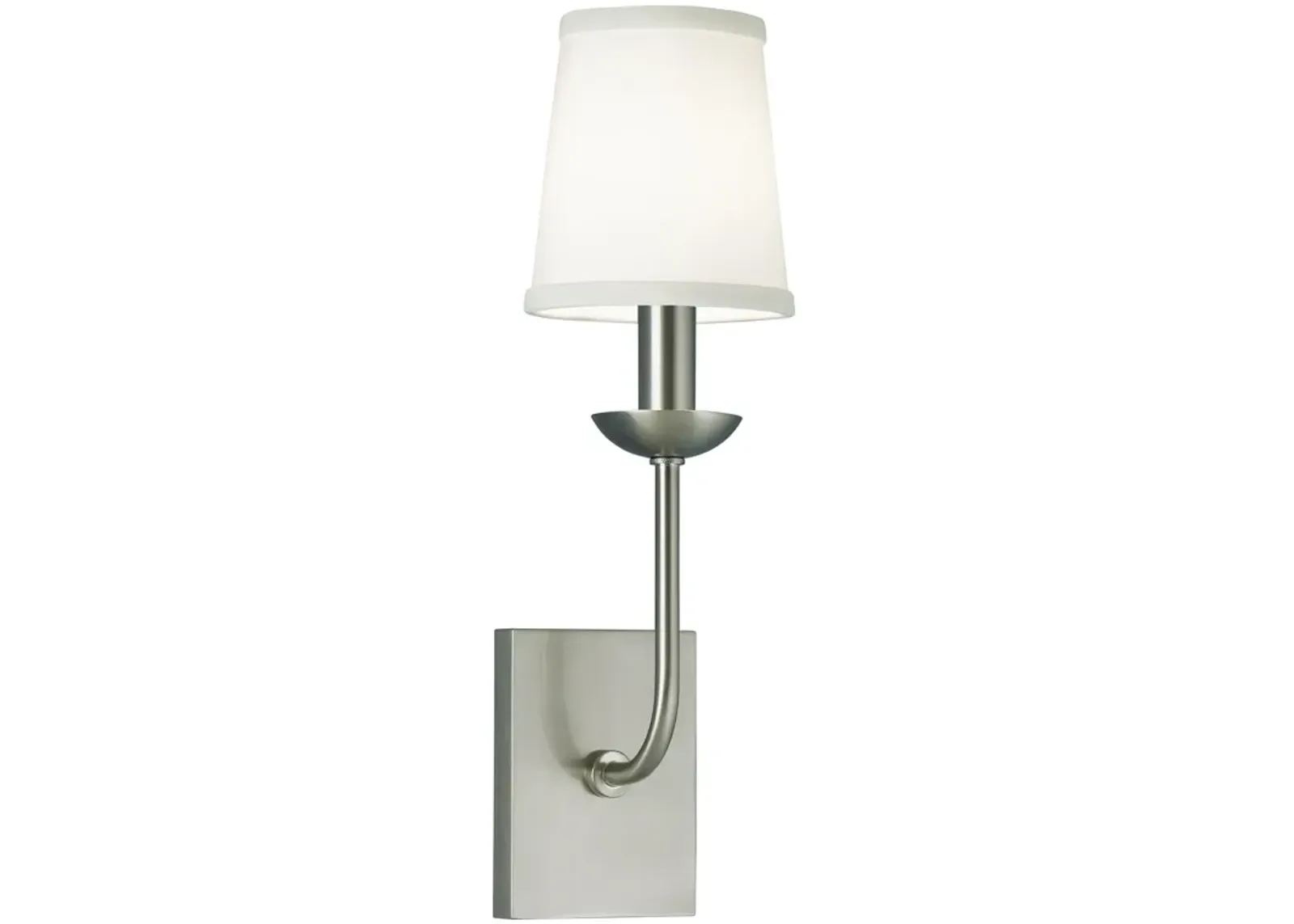 Circa 1 Light Sconce - Brushed Nickel