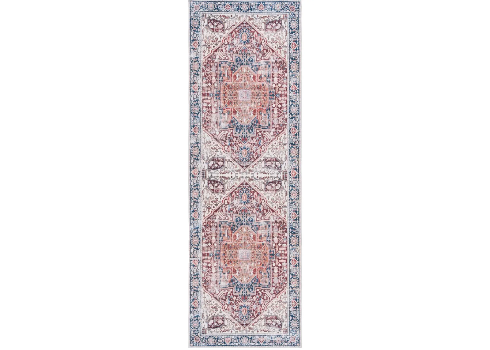 ARIZONA 109 RED  2'-6' x 12' Runner Rug